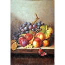 水果靜物-y14238 畫作系列 - 油畫 - 油畫靜物- 